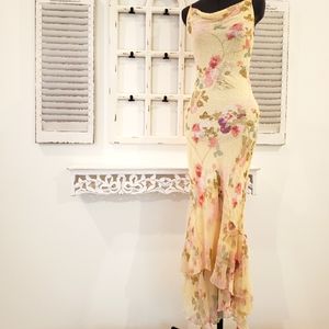 Le Chateau XXS beaded chiffon gown